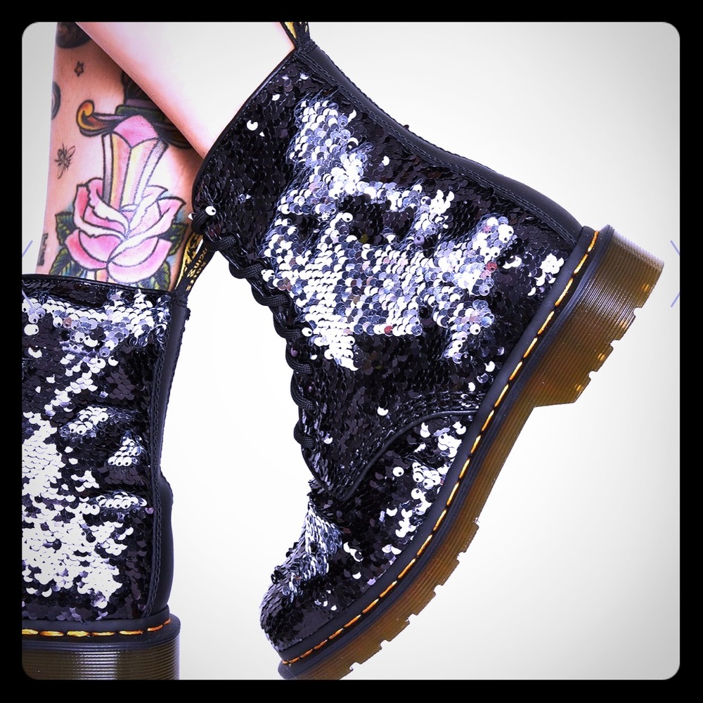 Dr MarTens sequin boots